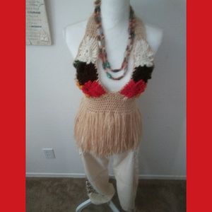 Fringe Flower Top